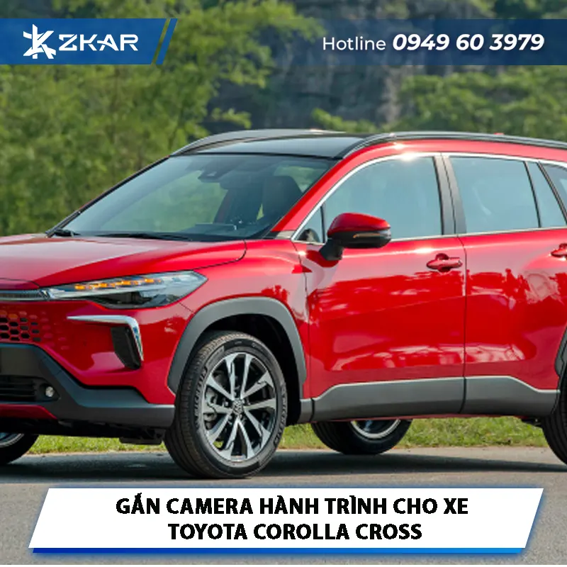 Gắn Camera Hành Trình Cho Xe Toyota Corolla Cross Tại TPHCM