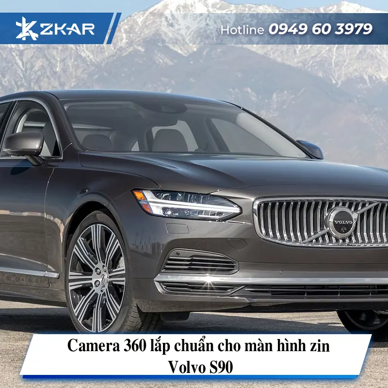 Camera 360 Lắp Chuẩn Cho Màn Hình Zin Volvo S90