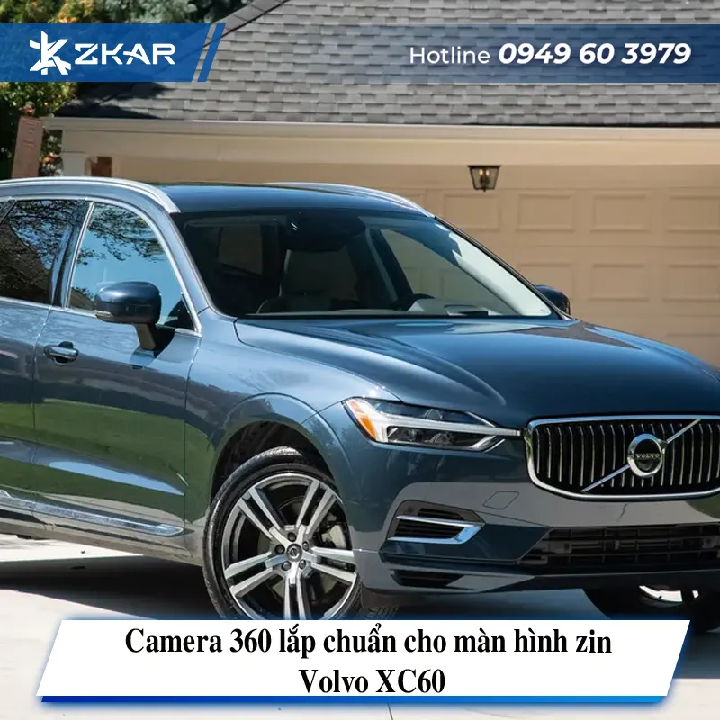 Camera 360 Lắp Chuẩn Cho Màn Hình Zin Volvo XC60