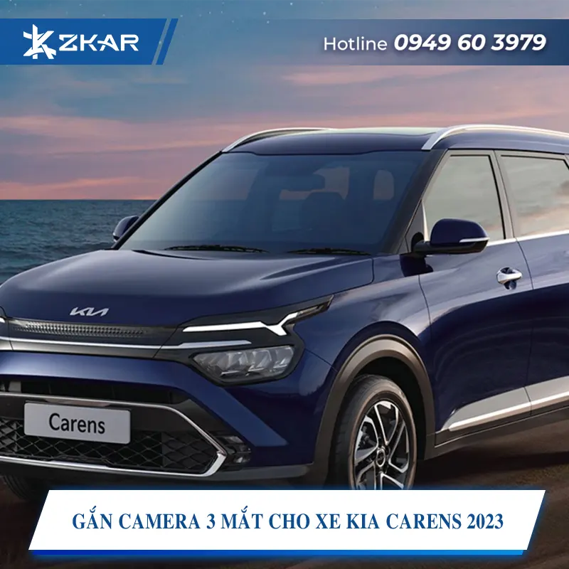 Gắn Camera 3 Mắt Cho Xe KIA Carens Tại TPHCM